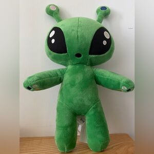 NWT IKEA Green Alien Plush 13.5” Aftonsparv